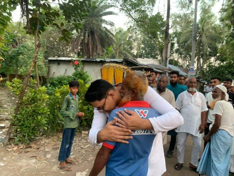 নাটোর পৌর ৭নং ওয়ার্ডের কাউন্সিলর প্রার্থী স্বেচ্ছাসেবক লীগ নেতা অন্তরের গণসংযোগ